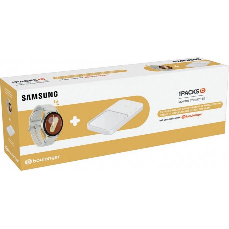 Samsung Montre connectée Pack Galaxy Watch 7 40mm BT Cr + PAD DUO
