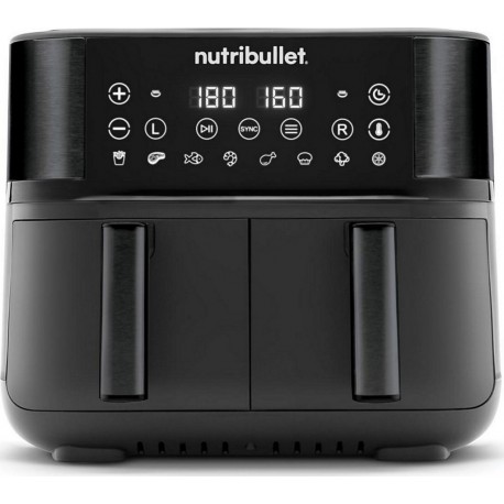 Nutribullet Friteuse sans huile airfryer 8L double bac NBA081B