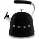 SMEG Bouilloire sifflante 2.3L noir
