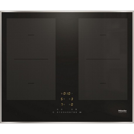Miele Table induction KM 7465 FR Cadre Inox