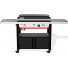 Weber Plancha gaz 76cm sur chariot