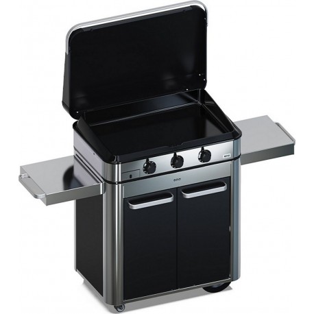 NC Plancha gaz ENO Combo Enosign 80 Inox et Noir