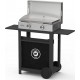 Le Marquier Plancha gaz LE MARQUIER Inox Duo 260 + couvercle inox