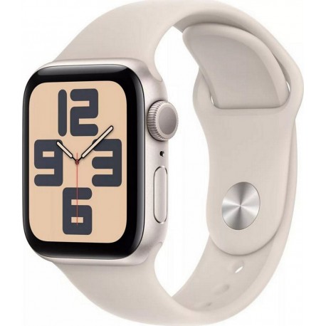 Apple Montre connectée WATCH SE 40mm Lumière Stellaire S/M