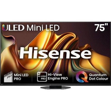 Hisense TV QLED MiniLED 75U8NQ 2024
