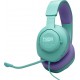 JBL Casque gamer Quantum 100M2 Bleu Cyan