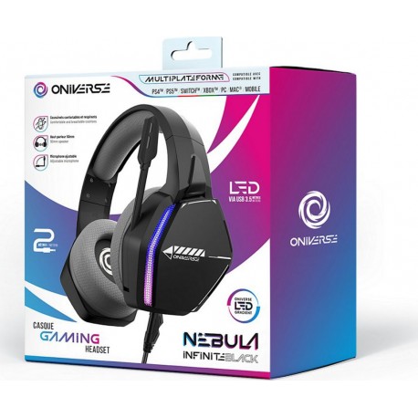 NC Casque gamer ONIVERSE Nebula Infinite Black