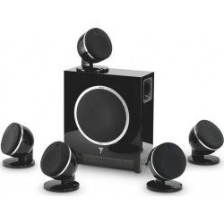 Focal Pack enceinte Home Cinéma DOME FLAX 5.1 ET SUB AIR Noir