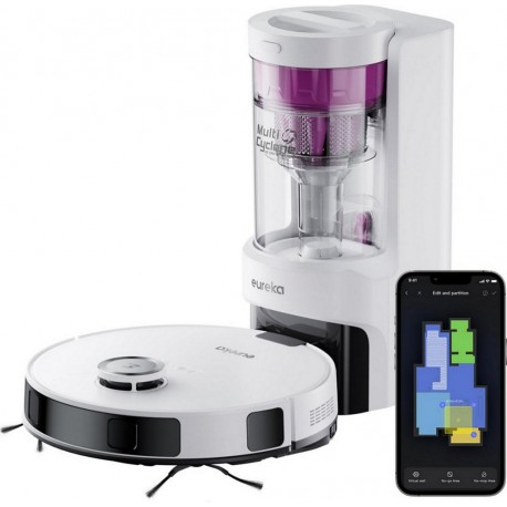 NC Robot Aspirateur Laveur EUREKA E10s Blanc