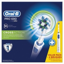 Brosses à dents électrique Oral-B Pro 690 CrossAction Duo