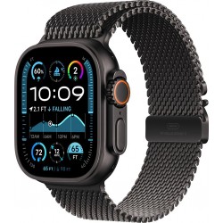 Apple Montre connectée WATCH Ultra 2 49mm Noir / Milanais Loop M Cell