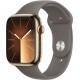 Apple Montre connectée WATCH Serie 9 Cellular 45mm Acier/Or Argile S/M