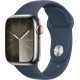 Apple Montre connectée WATCH Serie 9 Cellular 41mm Acier/Argeny Bleu Orage S/M