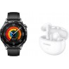 Huawei Montre connectée Pack Watch GT5 46 mm noir + Buds Blancs