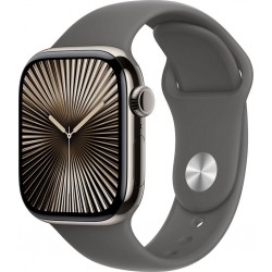 Apple Montre connectée WATCH Serie 10 46mm Titane Naturel M/L Cell