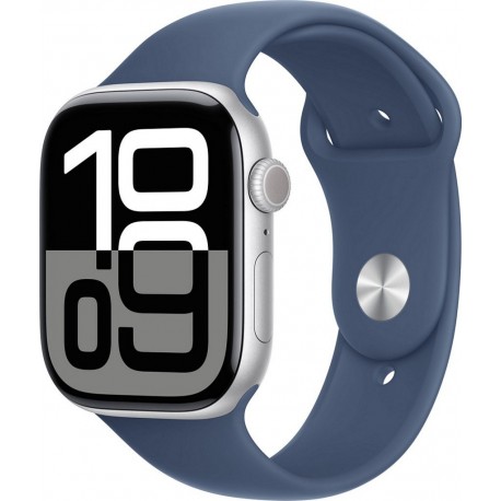 Apple Montre connectée WATCH Serie 10 46mm Alu/Argent S/M
