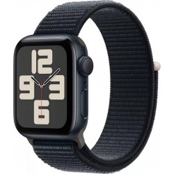 Apple Montre connectée WATCH SE 44mm Minuit/Encre Violette Loop