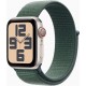 Apple Montre connectée WATCH SE 44mm Lumière Stellaire/Vert Loop