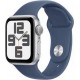 Apple Montre connectée WATCH SE 44mm Argent/Denim S/M