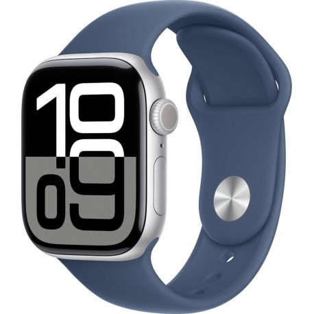 Apple Montre connectée WATCH Serie 10 46mm Alu/Argent S/M Cellular