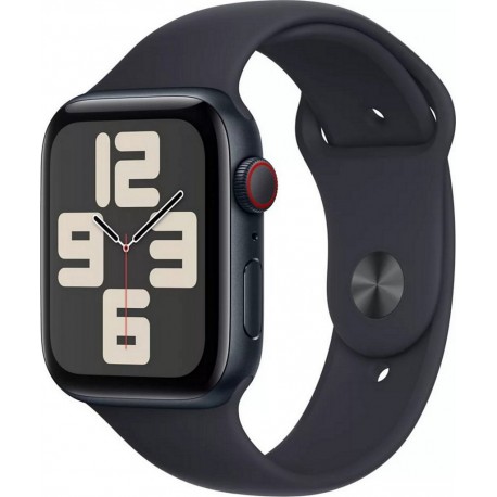 Apple Montre connectée WATCH SE 44mm Minuit S/M Cellular