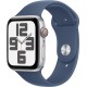 Apple Montre connectée WATCH SE 44mm Argent/Denim M/L Cellular