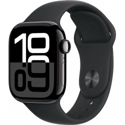 Apple Montre connectée WATCH Serie 10 42mm Alu/Noir S/M Cellular