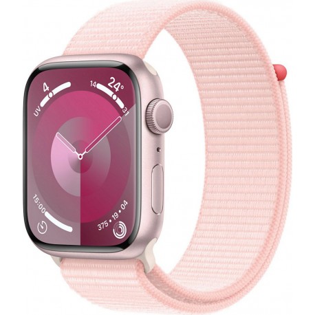 Apple Montre connectée WATCH Serie 9 45mm Aluminium / Rose Loop