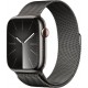 Apple Montre connectée WATCH Serie 9 Cellular 45mm Acier/Graphite Milanais Graphite Loop