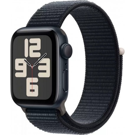 Apple Montre connectée WATCH SE 44mm Minuit/Encre Violette Loop Cellu