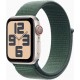Apple Montre connectée WATCH SE 40mm Lumière Stellaire/Vert Loop Cell