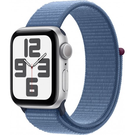 Apple Montre connectée WATCH SE 44mm Argent/Outremer Loop