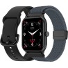 Echo Montre connectée ECHO Rainbow Pro S Noir Silicone + Gris Nylon