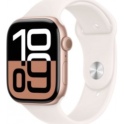 Apple Montre connectée WATCH Serie 10 42mm Alu/Or Rose M/L