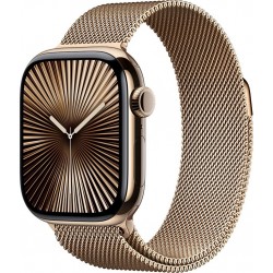Apple Montre connectée WATCH Serie 10 42mm Titane Or Loop Cellular
