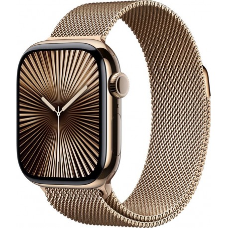 Apple Montre connectée WATCH Serie 10 42mm Titane Or Loop Cellular