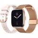 NC Montre connectée ECHO Rainbow Nano Or Rose Silicone + Milanais