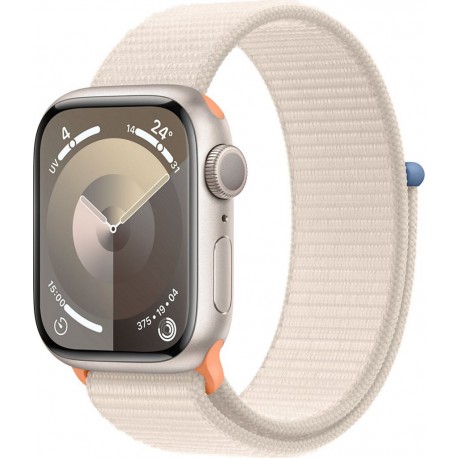 Apple Montre connectée WATCH Serie 9 41mm Aluminium/Lumière Stellaire Loop