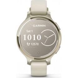 Garmin Montre sport Lily 2 Active Lunar Gold Silicone blanc