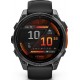 Garmin Montre sport Fenix 8 47mm silver avec bracelet gris