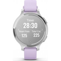 Garmin Montre sport Lily 2 Active Silver Silicone lilas