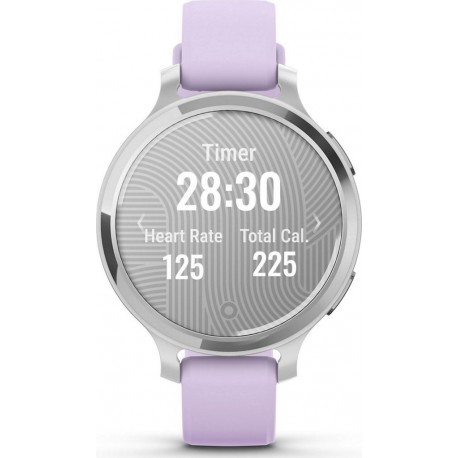 Garmin Montre sport Lily 2 Active Silver Silicone lilas