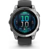 Garmin Montre sport Fenix E 47mm Acier inox bracelet gris