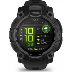 Garmin Montre sport Instinct3 Amoled 45mm Noir Bracelet noir