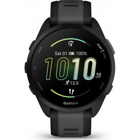 Garmin Montre sport Forerunner 165 Noir Gris fonce