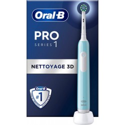 ORAL-B Brosse à dents électrique Pro 1 Bleue Cross Action + 1 brossette