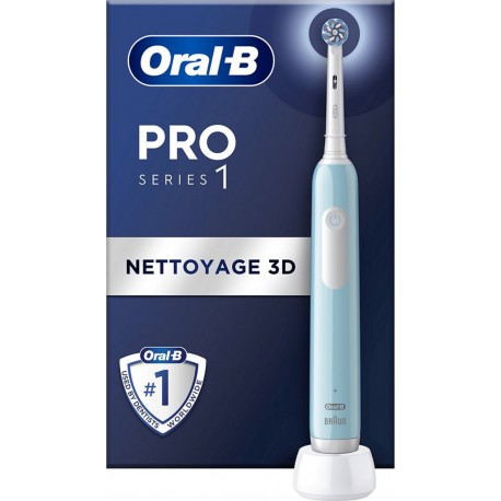 ORAL-B Brosse à dents électrique Pro 1 Bleue Sensitive Clean