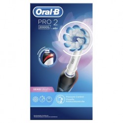 Brosse à dents électrique Oral-B Pro 2 2000S Sensitive Clean (Black)