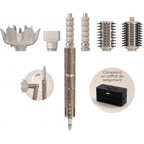 Shark Fer multistyle Flexstyle Scintillant 5-en-1 HD446JSEU