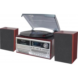 NC Chaîne HiFi ROADSTAR HIF-8892D+BT Platine Vinyle Vintage